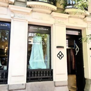 Franc Sarabia Madrid, atelier de vestidos de novia exclusivos.