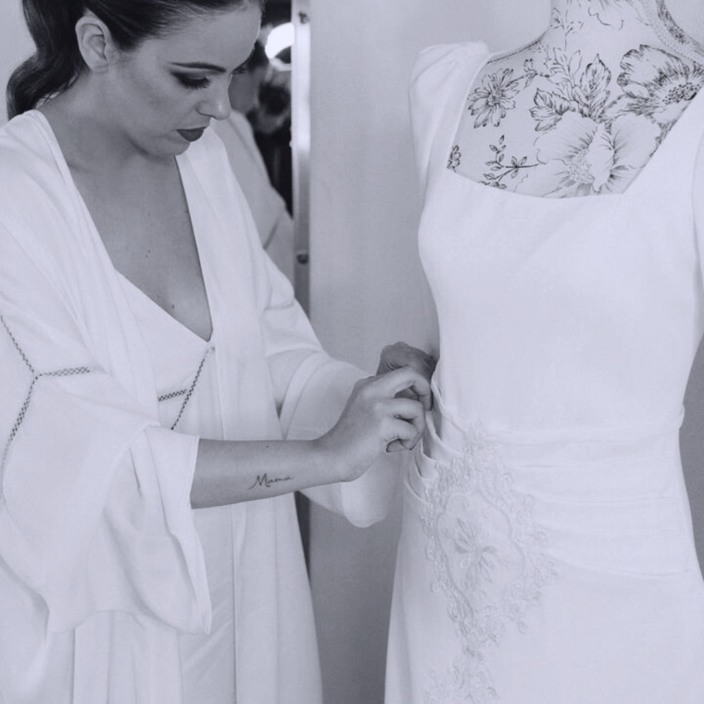 Guía para hacer el vestido de novia perfecto con Franc Sarabia.
